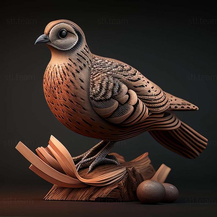 3D model quail (STL)